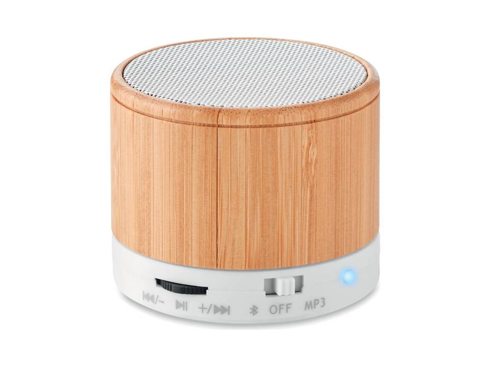 Bamboo Speaker Round-wit