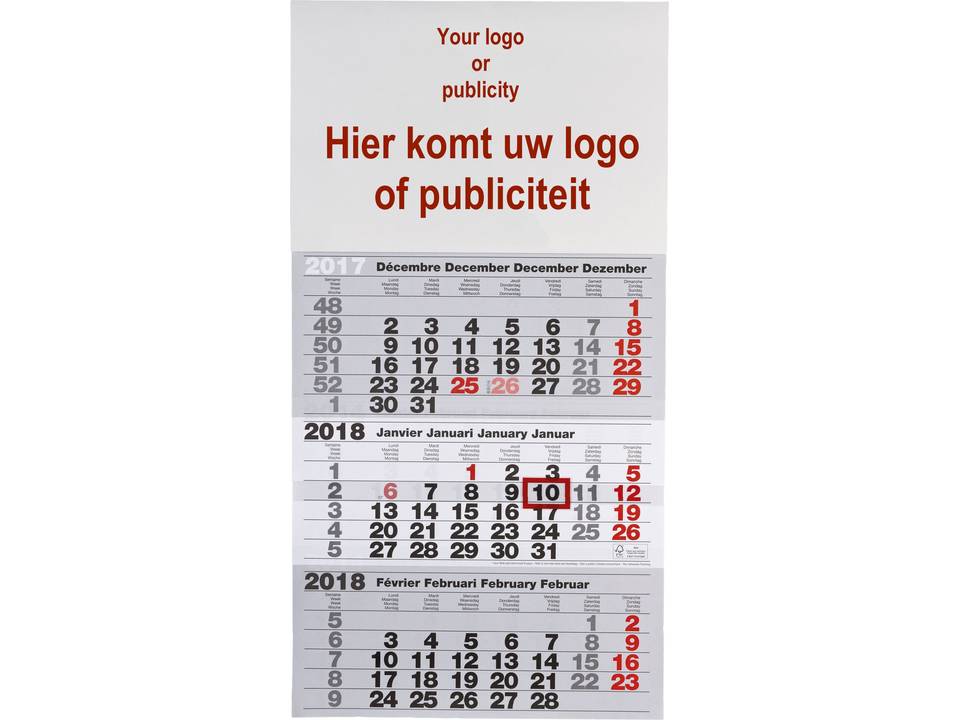 Driemaandskalender Jumbo Promo bederukken