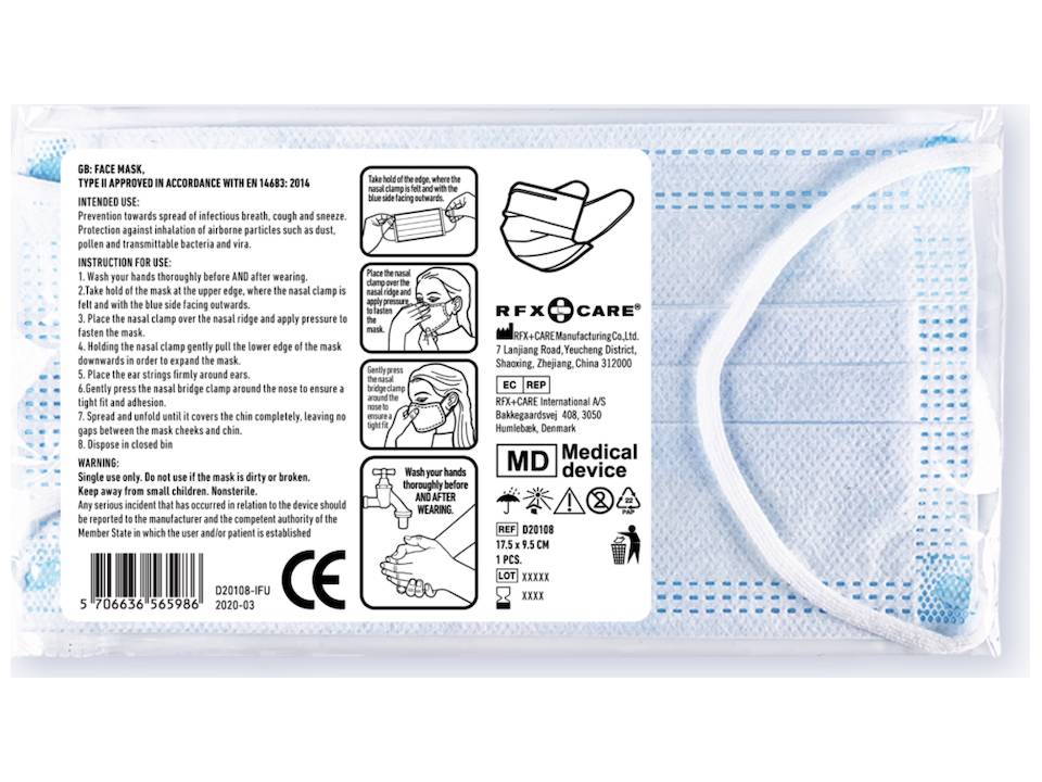 Surgical Mask RFX Care Europe