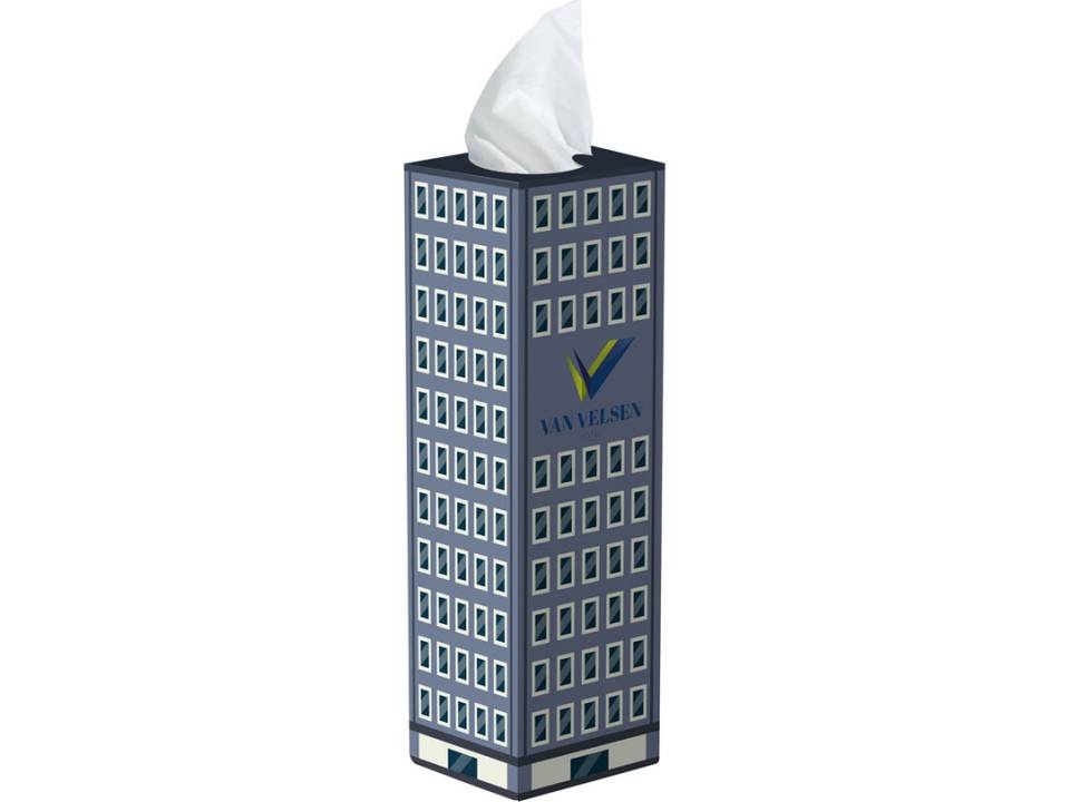 Tissue box toren bedrukken