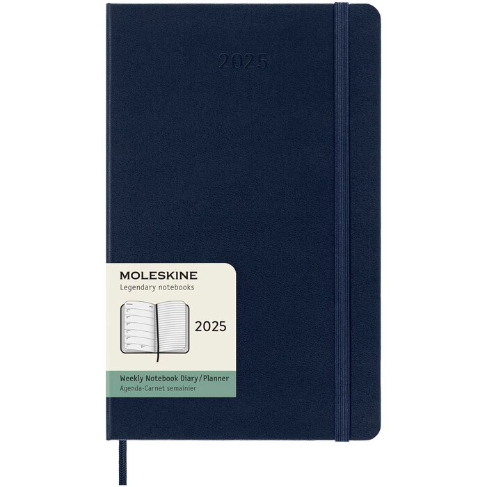 Moleskine 12M wekelijkse planner met harde kaft