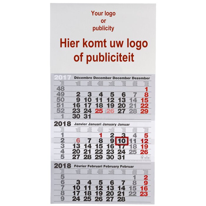 Driemaandskalender Jumbo Promo bederukken