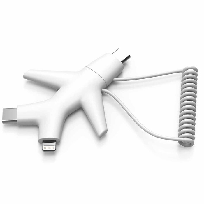 Oplaadkabel Xoopar Fly USB-C, Micro-USB, Apple, USB