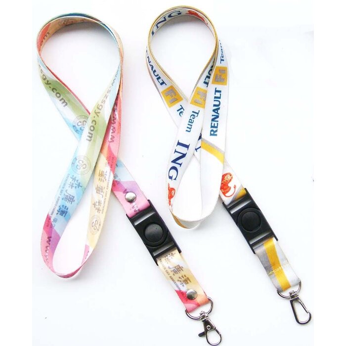 Sublimation lanyard met buckle