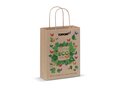 Kraft paper bag 90g/m² 22x18x8cm