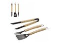 Barbecue tool set wood