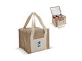 Cooler bag Jute square 22x18x18cm