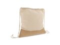 Drawstring bag Jute with cotton cords 38x41cm