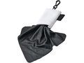 Clear microfiber cleaning cloth in pouch