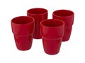 Staki 4-piece 280 ml stackable mug gift set 15