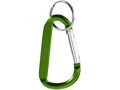 Timor recycled aluminium carabiner keychain 8