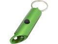 Flare RCS recycled aluminium IPX LED light and bottle opener with keychain 14