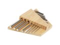 Allen bamboo hex key tool set