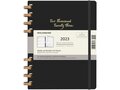 12M daily XL spiral hard cover planner