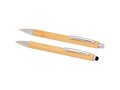 Oblys bamboo ballpoint pen and mechanical pencil set (black ink) 4