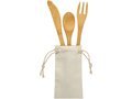 Celuk bamboo cutlery set 6