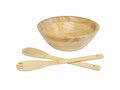 Argulls bamboo salad bowl and tools