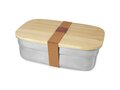 Tite stainless steel lunch box with bamboo lid