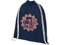 Orissa 100 g/m² GOTS organic cotton drawstring backpack 30