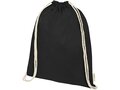 Orissa 100 g/m² GOTS organic cotton drawstring backpack 34