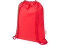 Oregon Blend 140 g/m² GRS recycled drawstring bag 5L 5