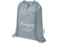 Oregon Blend 140 g/m² GRS recycled drawstring bag 5L 21