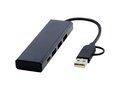 Rise RCS recycled aluminium USB 2.0 hub