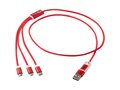 Versatile 5-1 recycled aluminium charging cable 1