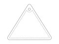 RFX™ triangle reflective PVC hanger 2