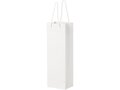 Handmade integra paper wine bottle bag with plastic handles 3