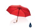 21" Impact AWARE™ RPET 190T bamboo auto open-close umbrella