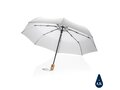 21" Impact AWARE™ RPET 190T bamboo auto open-close umbrella