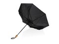 21" Impact AWARE™ RPET 190T bamboo auto open-close umbrella 30