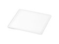 Ellison square plastic coaster with paper insert 4