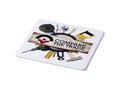 Renzo square plastic coaster