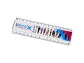 Ellison 15 cm plastic ruler with paper insert