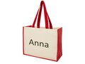 Varai 340 g/m² canvas and jute shopping tote bag 10