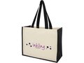 Varai 340 g/m² canvas and jute shopping tote bag 22