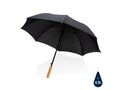 23" Impact AWARE™ RPET auto open bamboo umbrella