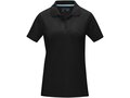 Graphite short sleeve women’s GOTS organic polo 17