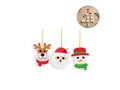 Deer Christmas ornament set