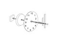 Clock Round 250 mm 5