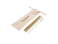 Reusable ECO bamboo drinking straw set 2 pcs 2