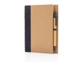 Kraft spiral notebook with pen 13