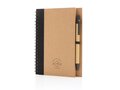 Kraft spiral notebook with pen 6