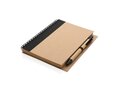 Kraft spiral notebook with pen 2