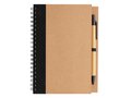 Kraft spiral notebook with pen 3