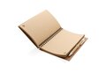 Kraft spiral notebook with pen 23