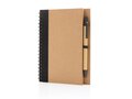 Kraft spiral notebook with pen 1