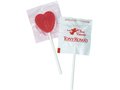 Heart shaped lollipop